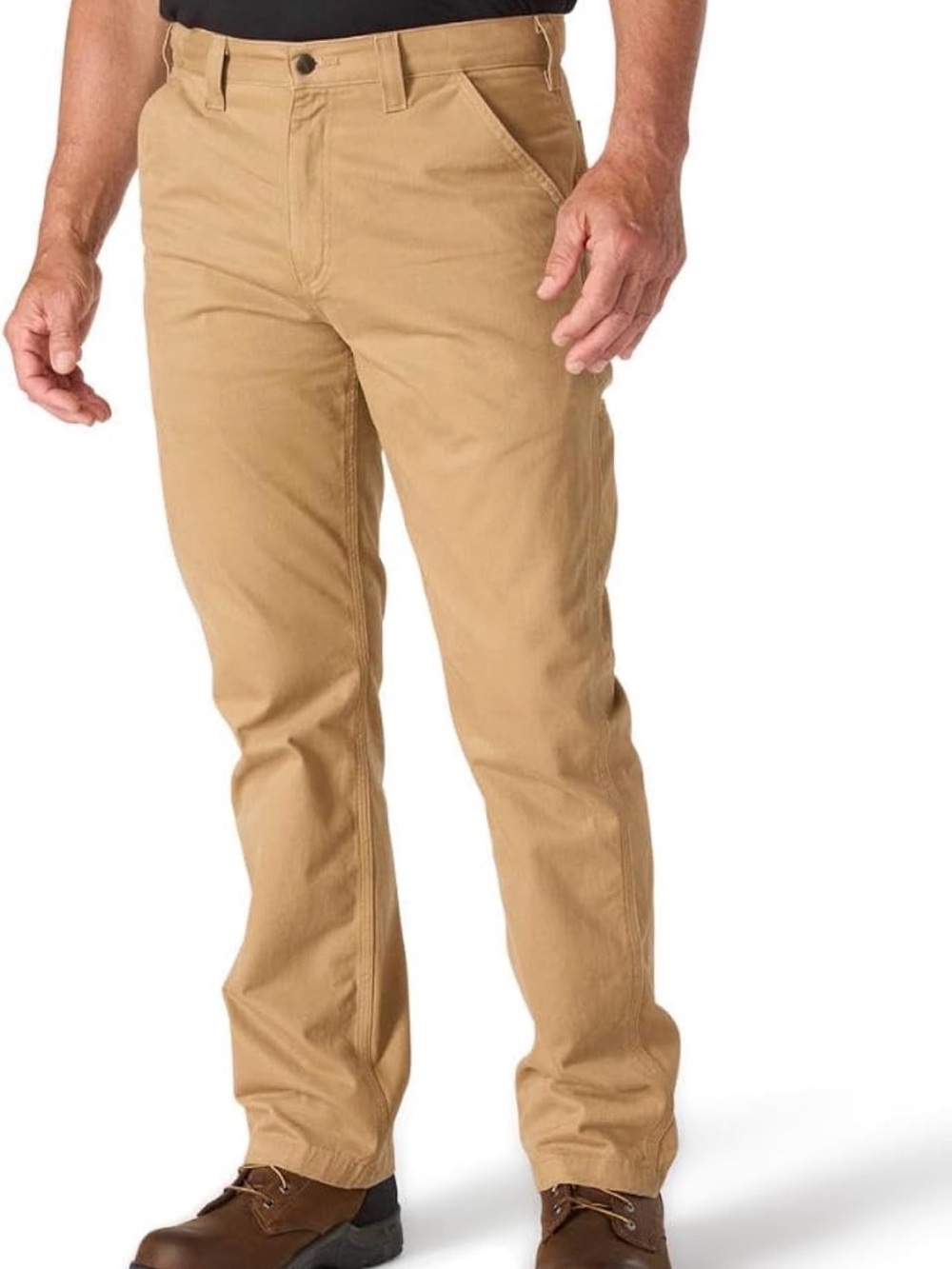 Carhartt Tan Work Pants with Utility Pocket - Picture 4 of 6
